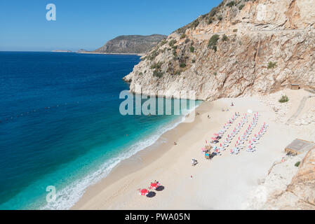 Strand von Kaputas, lyrische Küste der Türkei Stockfoto
