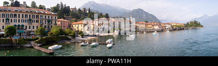 Die waterfront Stadt Menaggio am Comer See, Italien Stockfoto