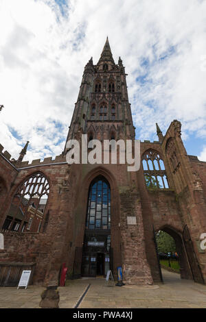 Coventry Kathedrale Kirche Ruinen in Coventry, Großbritannien Stockfoto