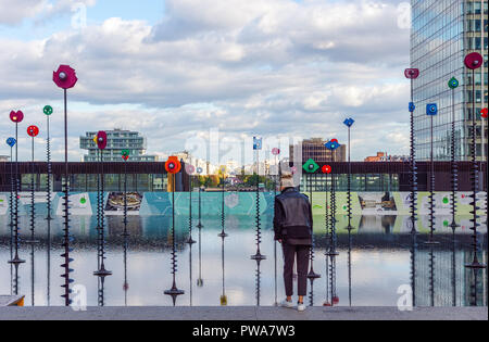 Becken Takis in Paris La Defense - Paris, Frankreich Stockfoto