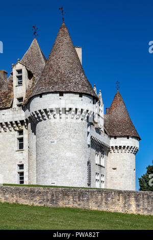 Chateau de Monbazillac in der Nähe der Stadt Bergerac an der Dordogne Bereich der Nouvelle-Aquitaine Region in Frankreich. Stockfoto