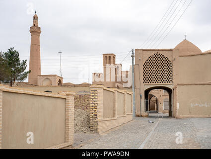 Nain Altstadt und Jameh Moschee, Provinz Isfahan, Iran Stockfoto