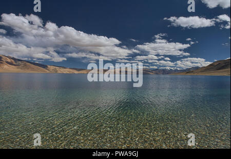 Schöne Tso Moriri See, dem Juwel von Ladakh, Indien Stockfoto