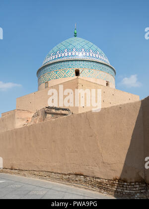 Mausoleum von Bogheh-ye Sayyed Roknaddin in Yazd, Iran. Stockfoto