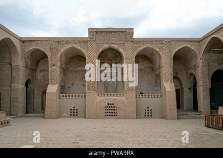 Nain Jameh Moschee Innenhof (9. Jahrhundert), Iran Stockfoto