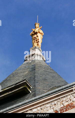 Chapelle Notre-Dame-du-Salut, Cap Fagnet, Fécamp, Normandie, Seine-Maritime, Frankreich, Europa Stockfoto