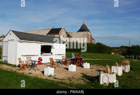 Chapelle Notre-Dame-du-Salut, Cap Fagnet, Fécamp, Normandie, Seine-Maritime, Frankreich, Europa Stockfoto