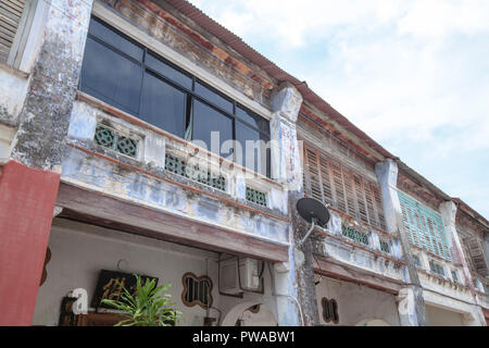 George Town, Malaysia - 15 April 2018: Penang street art Stockfoto