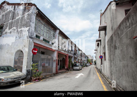 George Town, Malaysia - 15 April 2018: Penang street art Stockfoto