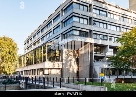 SOAS (die Schule für afrikanische und orientalische Studien), Universität London, von Woburn Square, London, UK Stockfoto