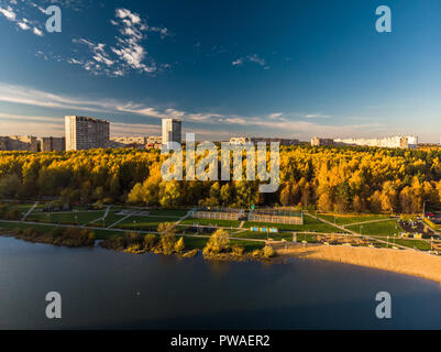 Shkolnoe See in Zelenograd von Moskau, Russland Stockfoto