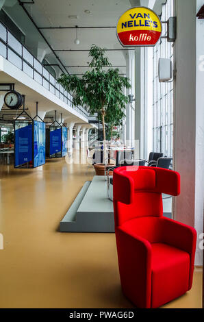 Van Nelle Fabrik Rotterdam - Interior Detail der ehemaligen Fabrik. Internationalen Stil Gebäude abgeschlossen 1931 Architekten Brinkman & Van der Vlugt Stockfoto