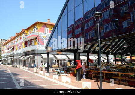 Die pazari ich ri Markt Zentrum von Tirana Albanien Stockfoto