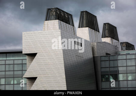 AstraZeneca neue globale Forschung und Entwicklung Hauptsitz in Cambridge, Cambridge biomedizinischen Campus Gebäude, England, Großbritannien Stockfoto