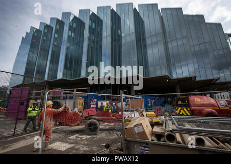 AstraZeneca neue globale Forschung und Entwicklung Hauptsitz in Cambridge, Cambridge biomedizinischen Campus Gebäude, England, Großbritannien Stockfoto