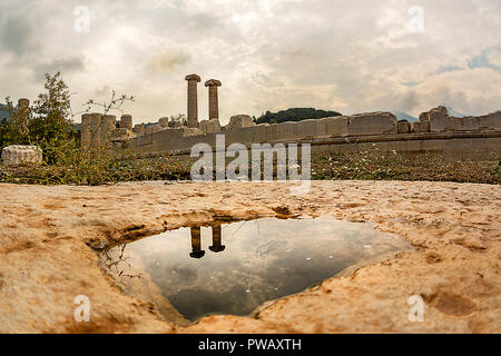 Artemis Tempel Sardes, salihli, Manisa, Türkei Stockfoto