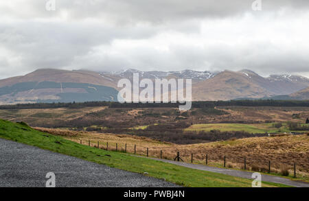 Blick von Commando Memorial, Fort William, Inverness, Scottish Highlands, Schottland Stockfoto