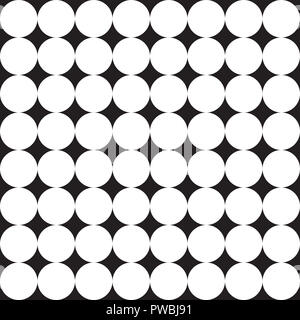 Nahtloses abstraktes Kreismuster. Stockfoto
