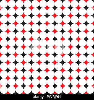 Nahtloses abstraktes Kreismuster. Stockfoto