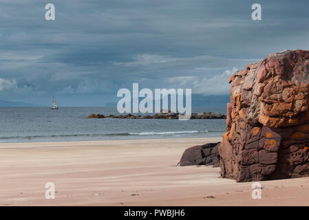 Kilmory Strand, Insel Rum Stockfoto