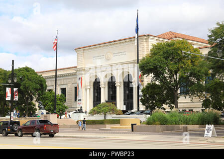 Die Detroit Institut für Kunst, auf der Woodward Avenue, in Midtown, in Michigan, USA Stockfoto