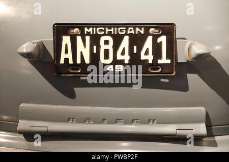 Die Fahren in Nordamerika in der faszinierenden und historischen Henry Ford Museum in Dearborn in Detroit, Michigan, USA Stockfoto