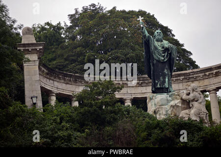 Gerard vom Csanad-Denkmal. Gellert Hill, Budapest, Ungarn Stockfoto