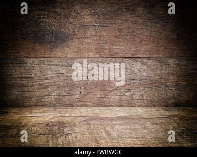 Vignettierten Holz- Hintergrund Stockfoto