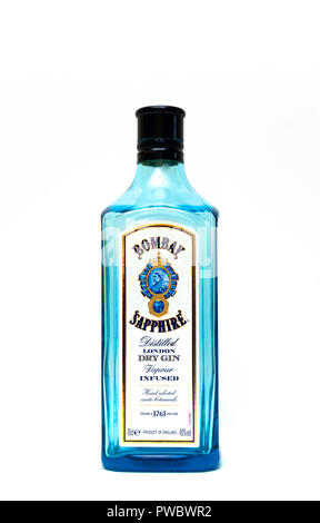 Bombay Sapphire London Dry Gin Stockfoto