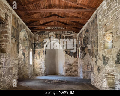 Innenraum der Kirche in Apollonia antike Stadt, Albanien Stockfoto