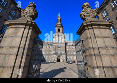 Schloss Christiansborg in Kopenhagen Stockfoto