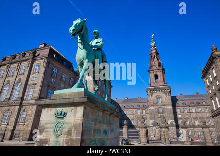 Schloss Christiansborg in Kopenhagen Stockfoto