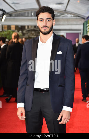 Amir Khoury Teilnahme an der Little Drummer Girl Premiere im Rahmen der BFI London Film Festival, am Ufer Garten Kino in London. Sonntag, den 14. Oktober, 2018 Stockfoto