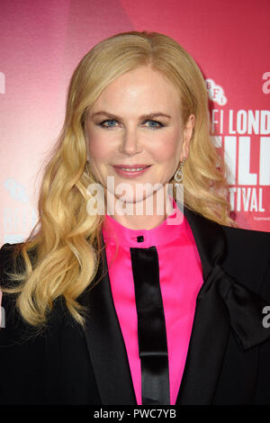 Nicole Kidman an der Zerstörer Premiere im Rahmen der BFI London Film Festival, am Vue Kino in Leicester Square, London. Sonntag, den 14. Oktober, 2018 Stockfoto