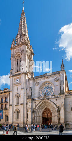 Die Kathedrale von Bilbao, Bilbao, Baskenland, Spanien Stockfoto