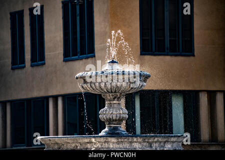 Der Brunnen von Giovanni Carrara in Piazza Libertà in Udine, Italien Stockfoto