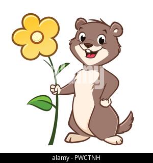 Cartoon-Gopher Stock Vektor