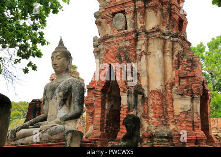 Ayutthaya ist die heilige Stadt von Thailand gegründet von König-thong in 1351. Stockfoto