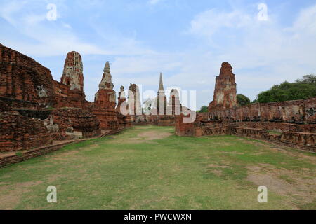 Ayutthaya ist die heilige Stadt von Thailand gegründet von König-thong in 1351. Stockfoto