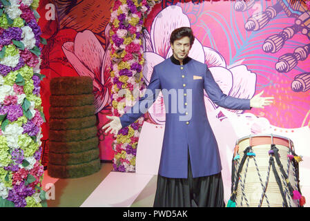 Wachsfigur von Bollywood Schauspieler Shah Rukh Khan bei Madame Tussauds Museum, Delhi Stockfoto