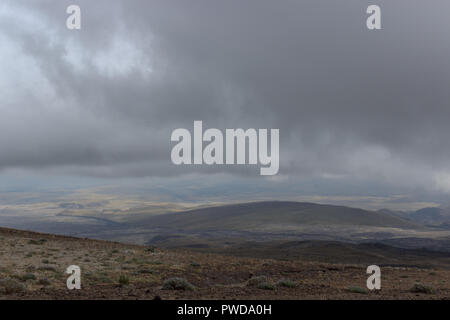 Blick auf die Strato Vulkan Cotopaxi, Ecuador Stockfoto