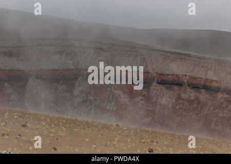 Blick auf die Strato Vulkan Cotopaxi, Ecuador Stockfoto