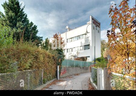 Wien, Werkbundsiedlung, Veitingergasse 87, 89, 91 und 93, Häuser von André Lurçat Stockfoto