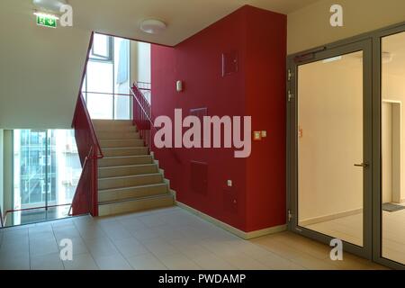 Wien 1230, Wohnanlage Carlbergergasse 105 Stockfoto