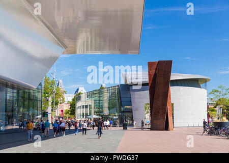 Amsterdam Van Gogh Museum Amsterdam und Außenfassade Stedelijk Museum Amsterdam Holland Niederlande EU Europa Stockfoto