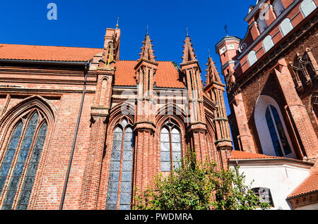 Hl. Franz von Assisi (Bernhardiner) Römisch-katholische Kirche in Vilnius, Litauen Stockfoto