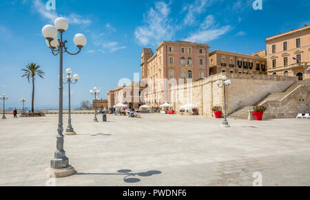 Bastion Saint Remy und der Panoramaterrasse von Cagliari, Italien. Terrazza Umberto I. Stockfoto