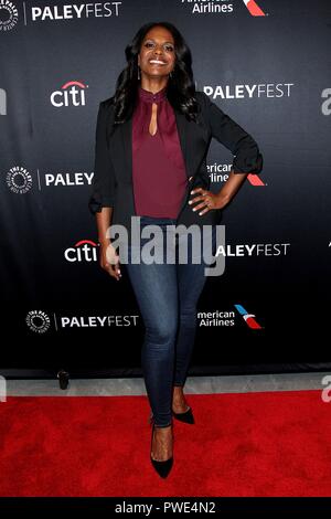 New York, NY, USA. 15 Okt, 2018. Audra McDonald bei der Ankunft für den guten Kampf an PaleyFest New York 2018, Paley Center für Medien, New York, NY 15. Oktober 2018. Quelle: Steve Mack/Everett Collection/Alamy leben Nachrichten Stockfoto