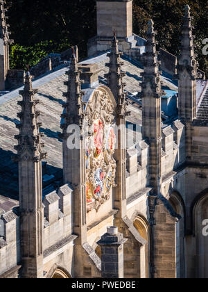 All Souls College Innenhof, Universität Oxford, Oxford, Oxfordshire, England, UK, GB. Stockfoto