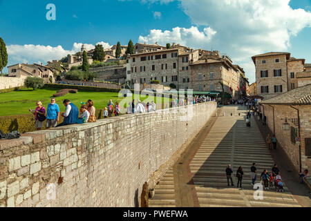 Assisi, Perugia, Umbrien, Italien Stockfoto